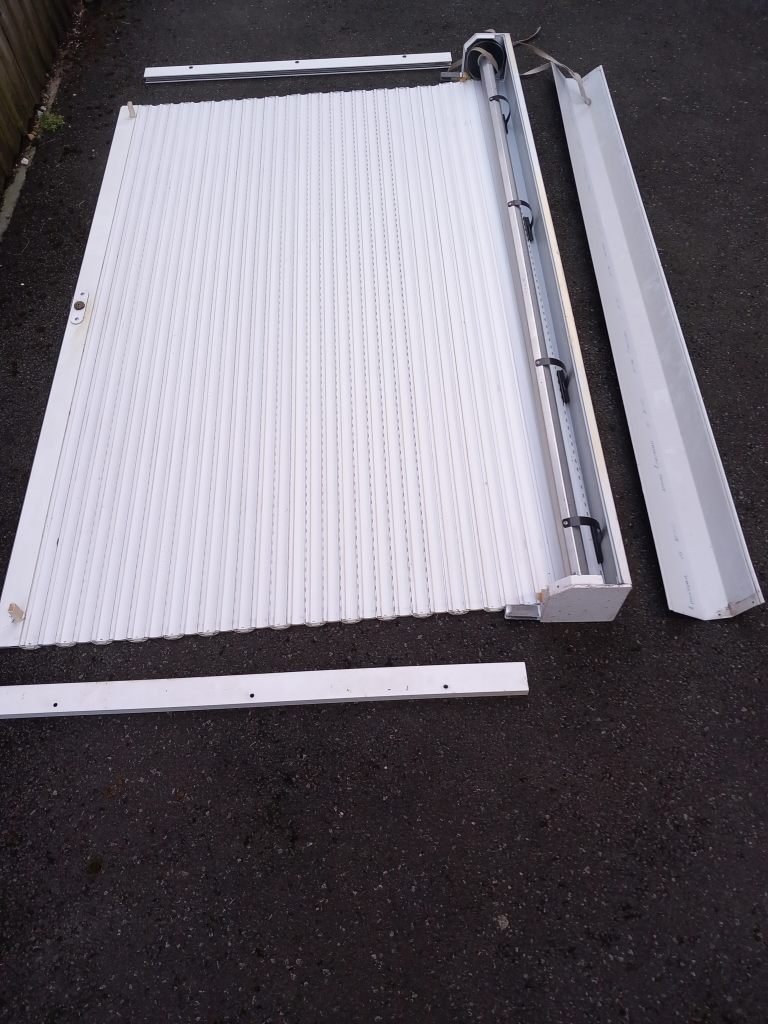 Continental shutter for a window.