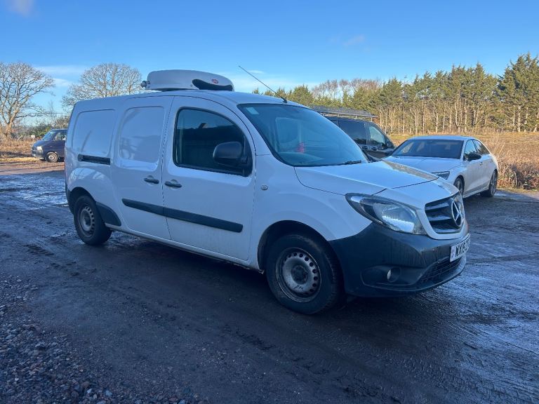 FREE ULEZ MERCEDES CITAN LWB FRIDGE VAN WITH OVERNIGHT STANDBY EURO 6 FULL SERVICE HISTORY NO VAT