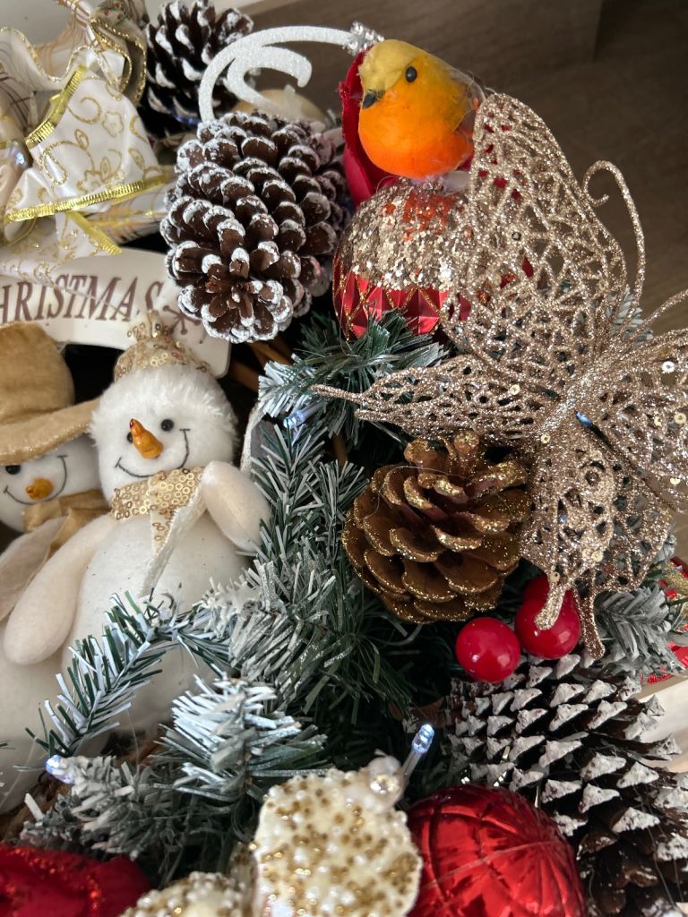 Large handmade Christmas wreath 