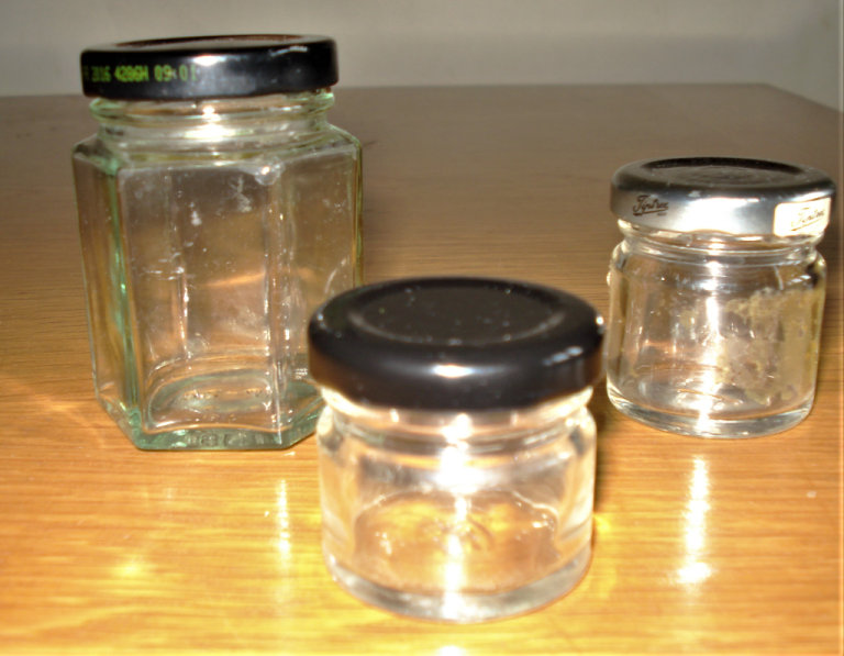Boxful Of Glass Jars