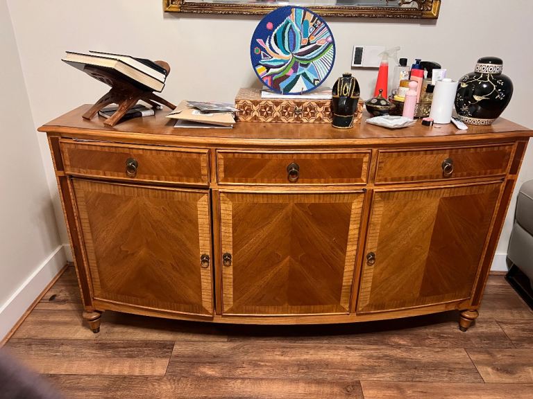 French walnut sideboard 