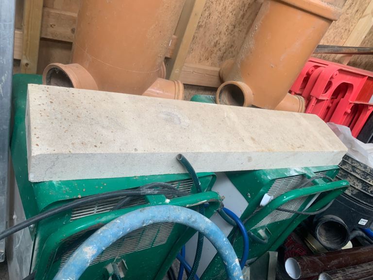 Buff stone cills 