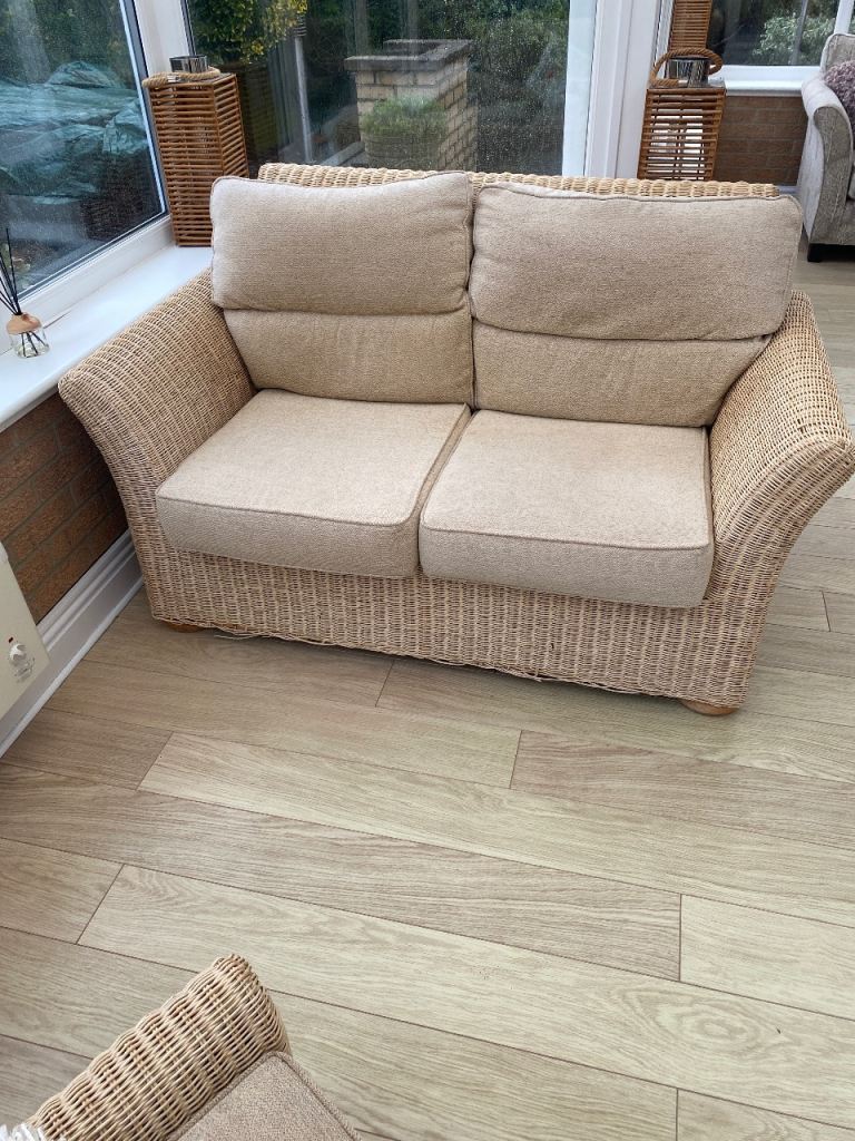 Conservatory furniture with foot stool