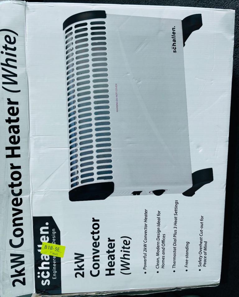 2kW convector heater