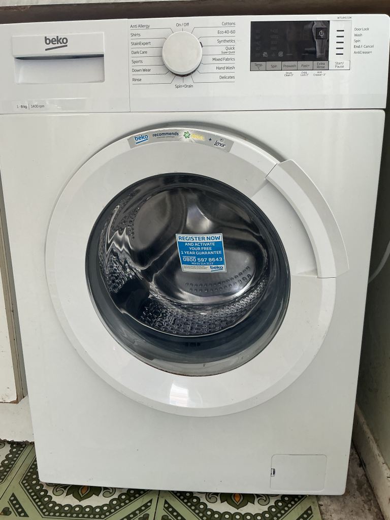 Beko WTL84151W 8kg washing machine 