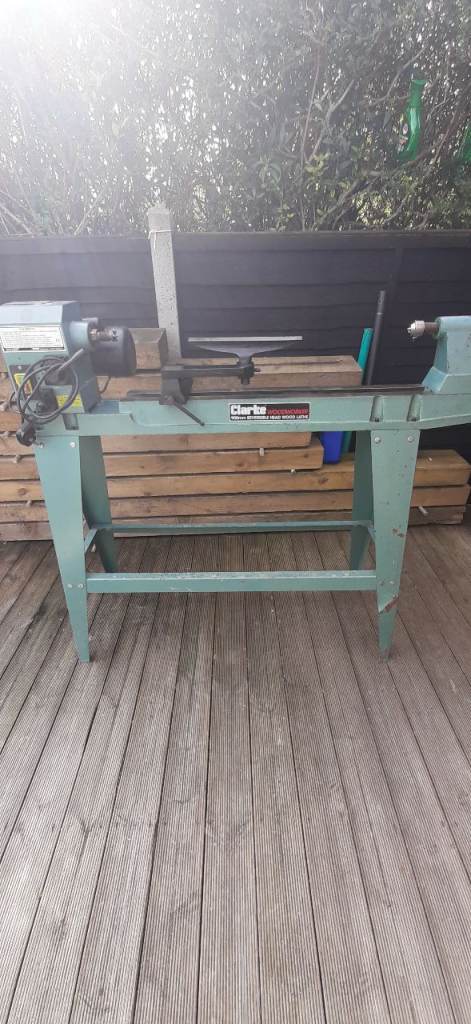 Clarke Wood Lathe with Stand – Good Working Order