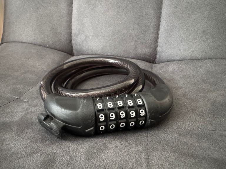 5 digit Bike lock