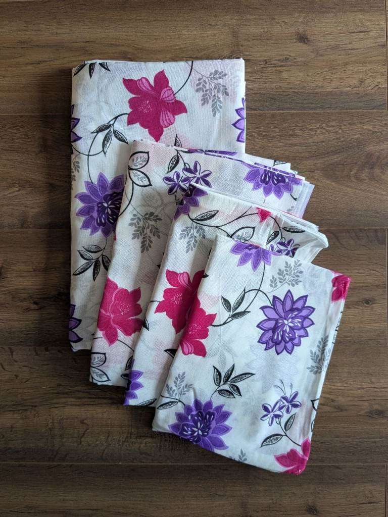 Floral Duvet Cover Set, New