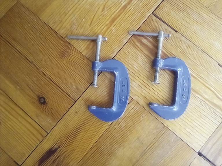 £4 each. Small clamps. Posted in tools and vices. 