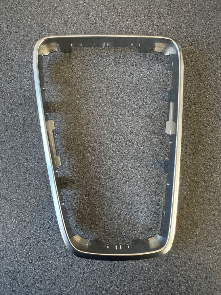 Used genuine Ford Focus RS ST mk3.5 Gear Gaiter silver Trim Surround Bezel facelift 