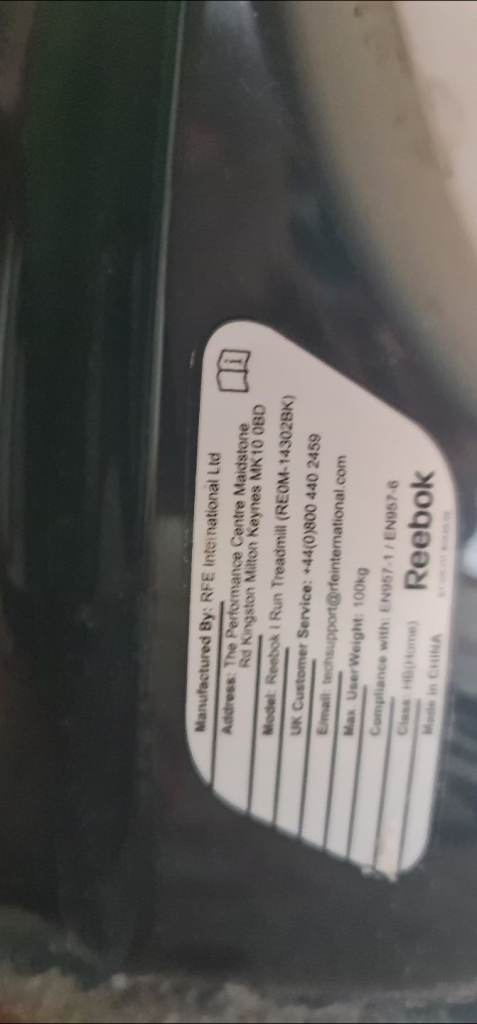 Reebok I run threadmill 