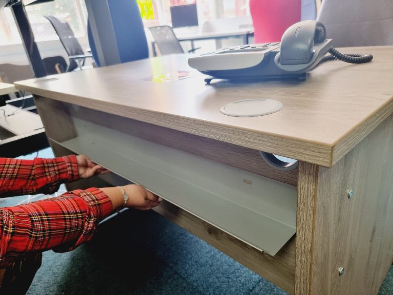 Office Desk Cable Tray Cable Management System