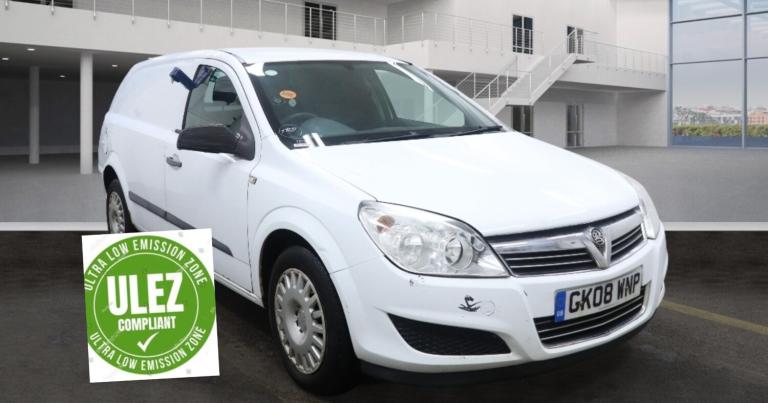 2008 Vauxhall Astra Van Club 1.4 16V Van CAR DERIVED VAN Petrol Manual