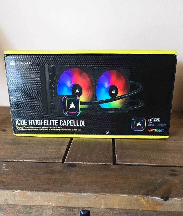 iCUE H115i Elite Capillex Liquid CPU Cooler - BOXED AS NEW