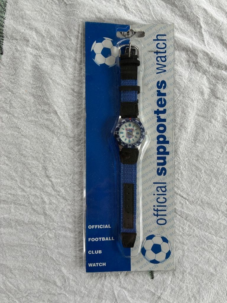 Official football club supporters watch 