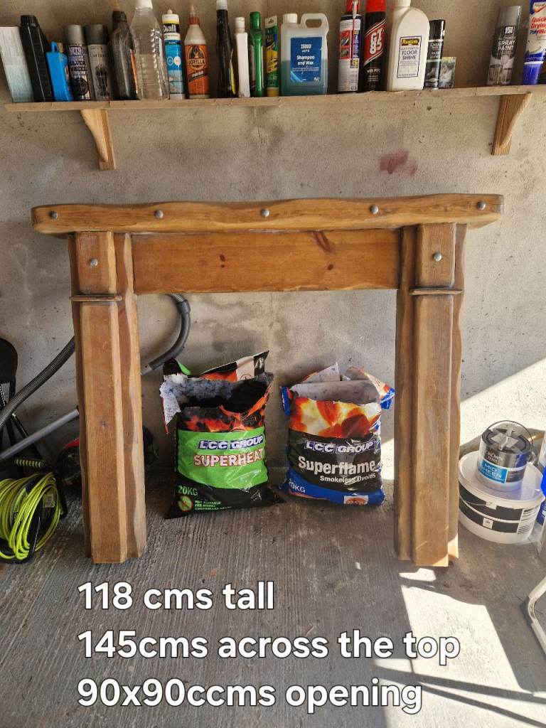 REDUCED Handmade fire surround 