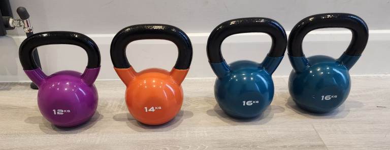 image for Immaculate Cast iron kettlebells set