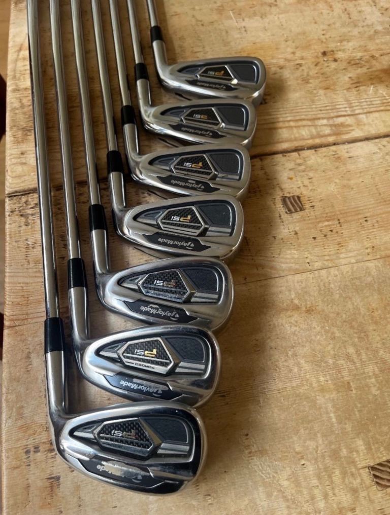 TaylorMade PSi Irons 4–PW – Stiff Flex – New Golf Pride Grips
