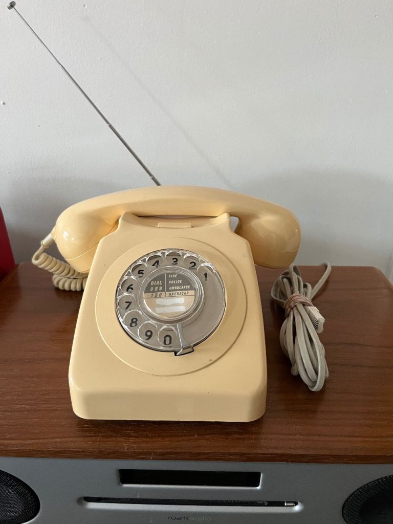 Rotary telephone 1970s