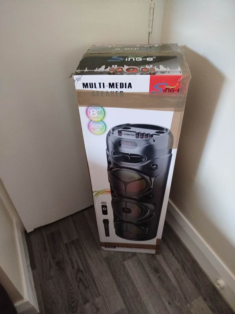 Sasta Multi-Media Speaker with Microphone – New in Box