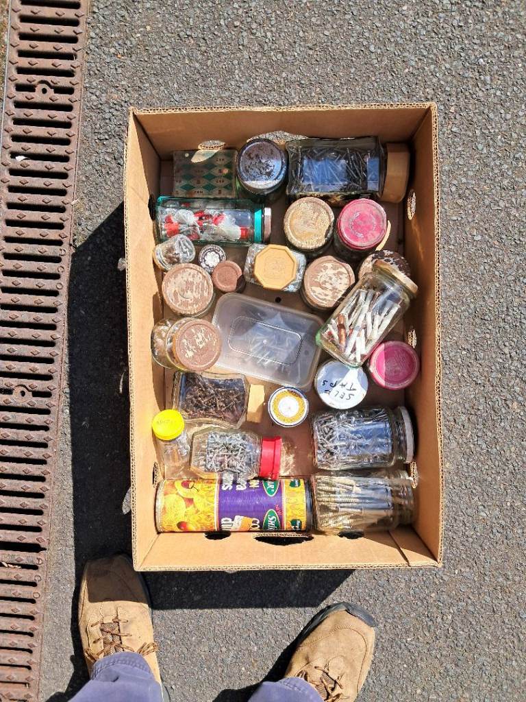 Banana Box of mixed screws