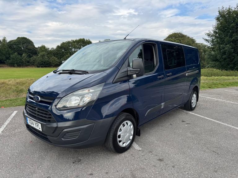 Ford Transit Custom 2.2 TDCI 125ps DOUBLE CAB CREW VAN LWB JUST 84,000 MILES FSH