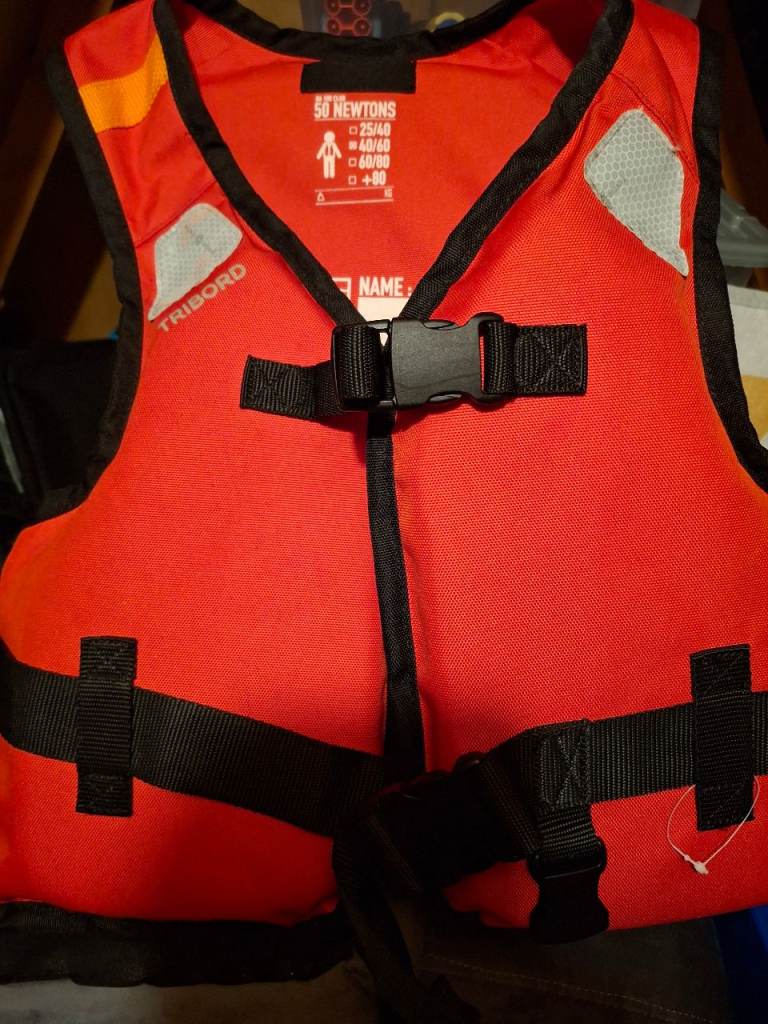 Tribord Life Vest/Buoyancy Aid – Red, Good Condition