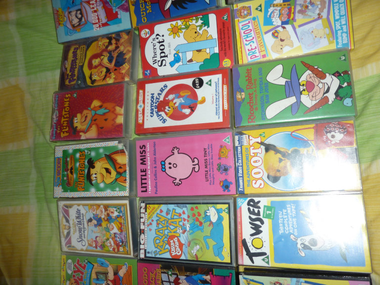 Children's VHS tapes