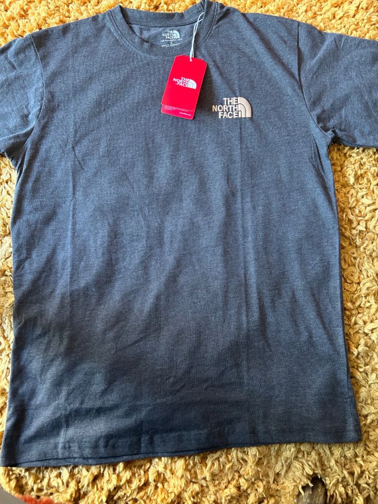 The North Face T-Shirt - Grey, Size Large, Brand New with Tags