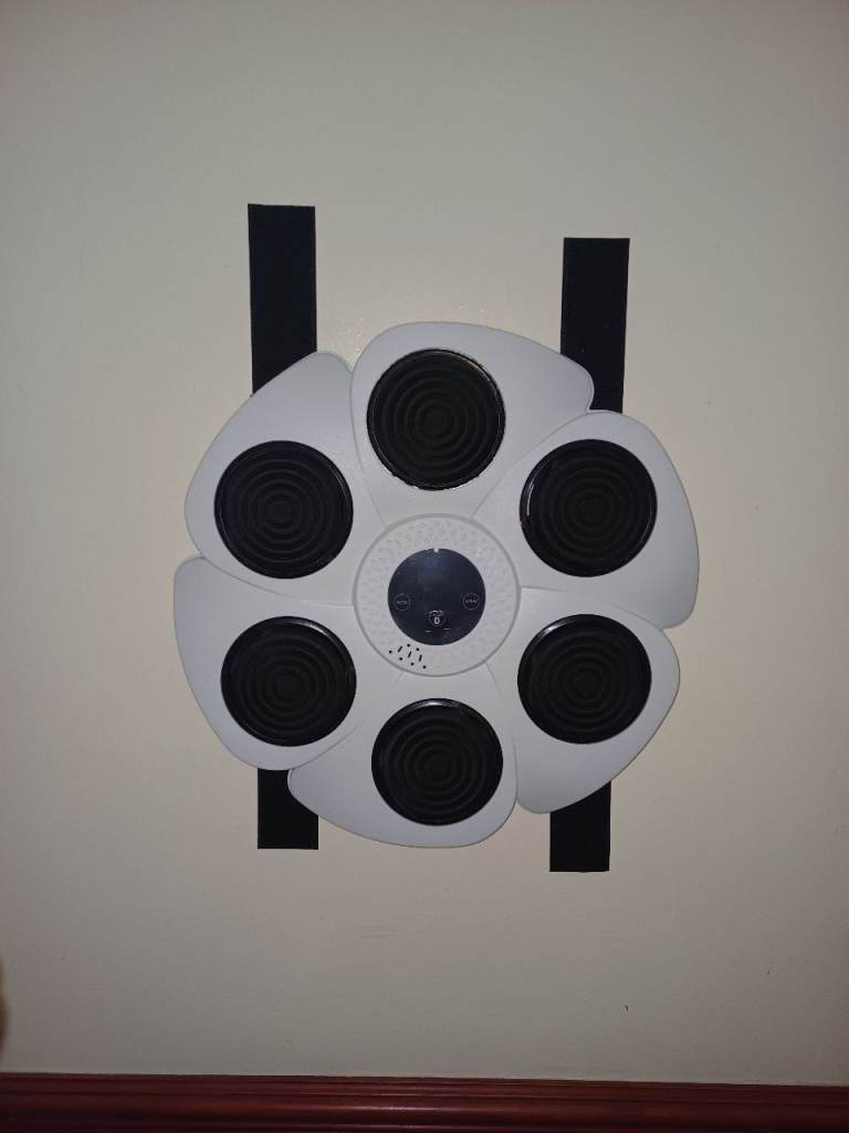 Wall mounted boxing machine 