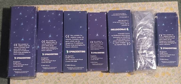 7 Collectable 2004/2005 Disney Dolls - In Boxes - Christmas