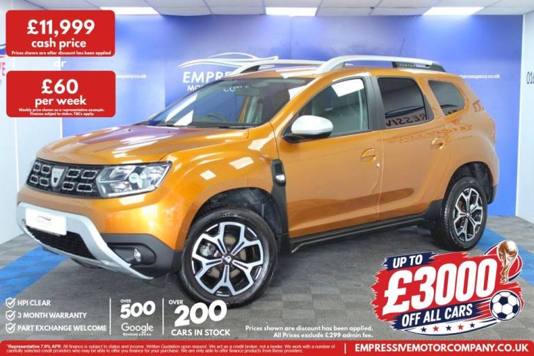 2021 71 DACIA DUSTER 1.5 BLUE DCI PRESTIGE SUV 5DR DIESEL MANUAL EURO 6 (S/S) (1