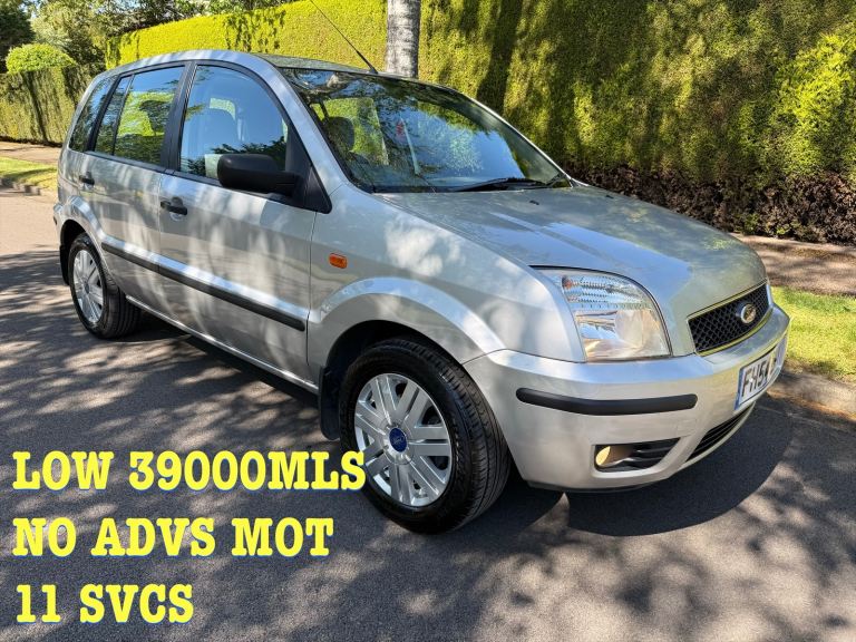 FORD FUSION 1.4 TDCI 3 MTH WARTY 7 SVCS 39,000MLS 70MPG £25 TAX 5 DR IMMACULATE !!