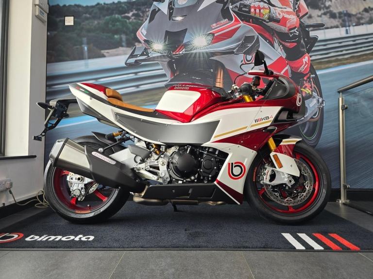 BIMOTA KB4 ex demonstrator, only 55 miles!, Ohlins suspension, Brembo brakes