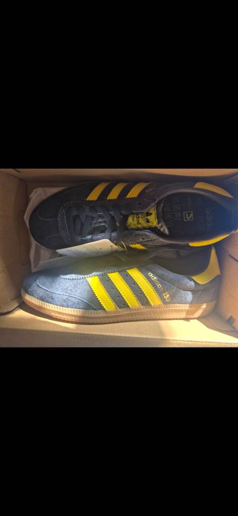 Adidas Spezial Trainers – Blue & Yellow, New in Box