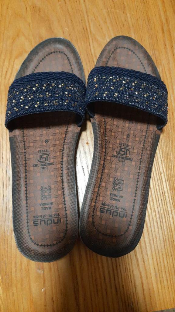 Never Used Pair of Women's Sandals – Dark Navy Blue, UK 6/7