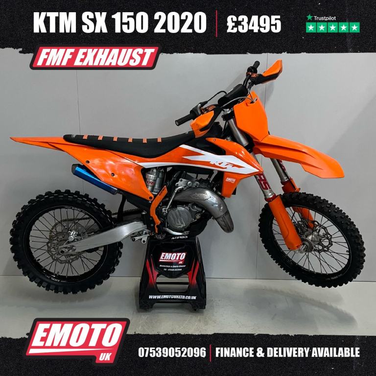 KTM SX 150 2020 Motocross Bike 150cc @EmotoUK - Finance Available
