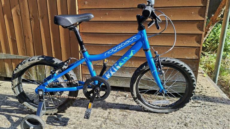 Ridgeback Kids MX16 Bike - Blue, Good Condition
