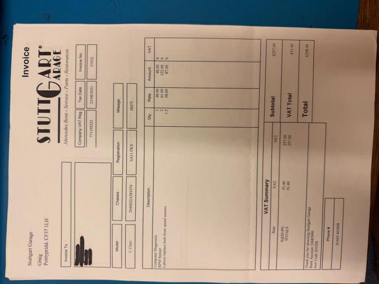 2011 Mercedes-Benz C Class C220 CDI BlueEFFICIENCY Sport 4dr Auto SALOON DIESEL Automatic