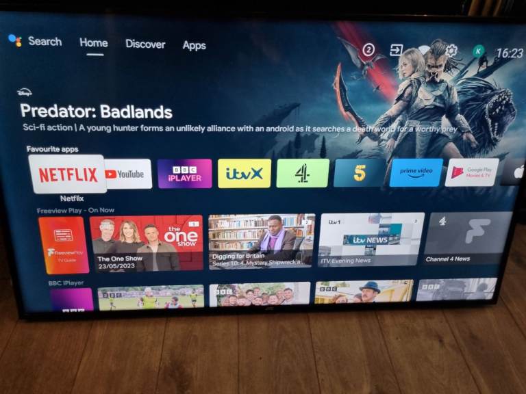 JVC 58" SMART ANDROID 4K ULTRA HDR LED TV TELEVISION 