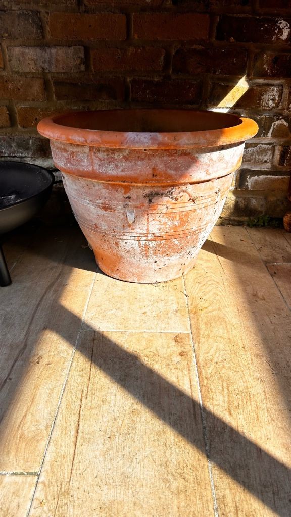 Huge Three rings Terracotta plant pot