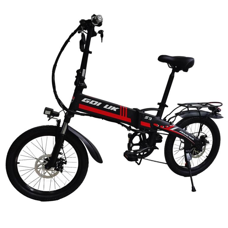 Electric Bike Power Pedal Assist Foldable EBike 250W 15AH 20 Inch with Bicycle Alarm - Road Legal