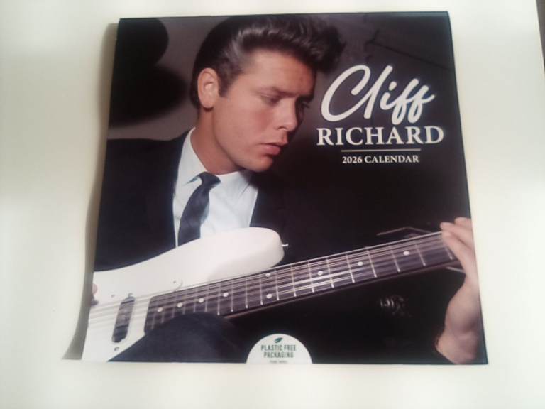 Brand new (still sealed) 2026 Cliff Richard calendar. Included poster. 50p
