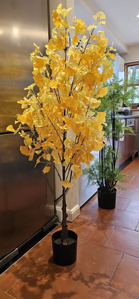 Artificial Ginkgo Biloba Yellow Tree 5ft 