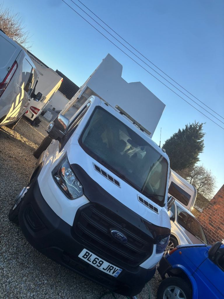Ford transit hiab not iveco daily  sprinter Mercedes vw crafter