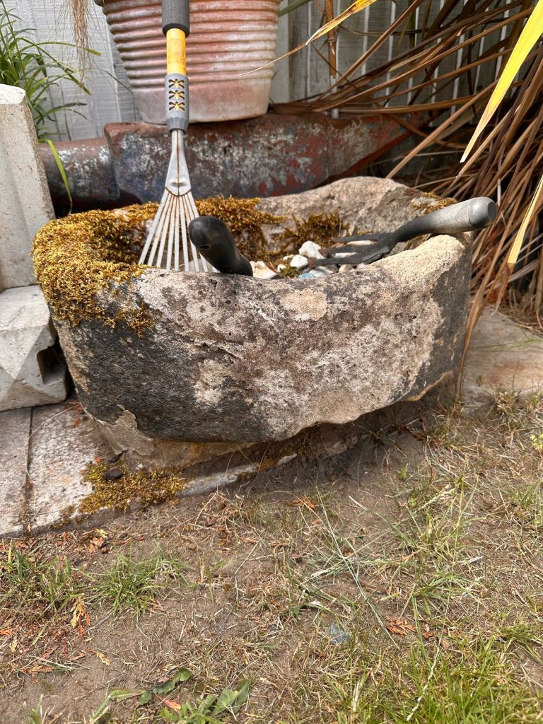 Stone trough