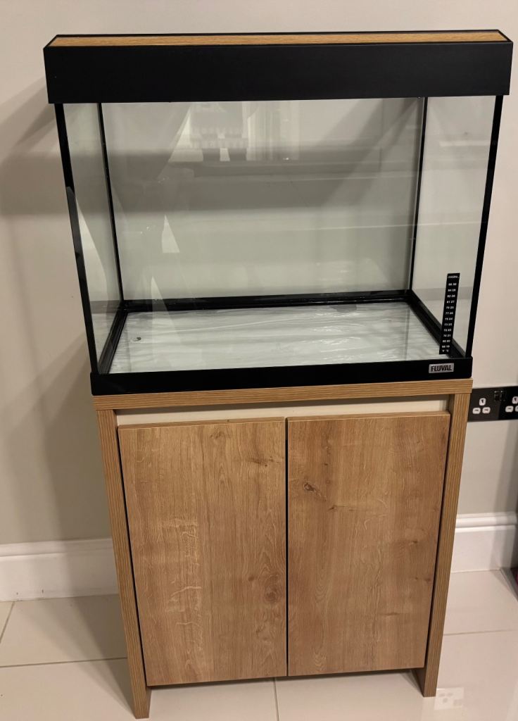 Fluval Aquarium with Cabinet, LED light and External Filter 