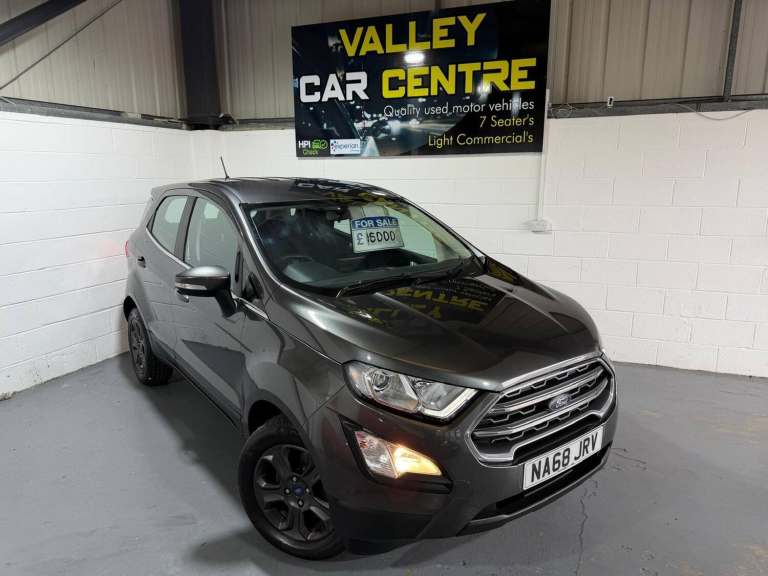 Ford Ecosport 1.0T EcoBoost GPF Zetec SUV 5dr Petrol Manual Euro 6 (s/s) (125 ps) Petrol Manual