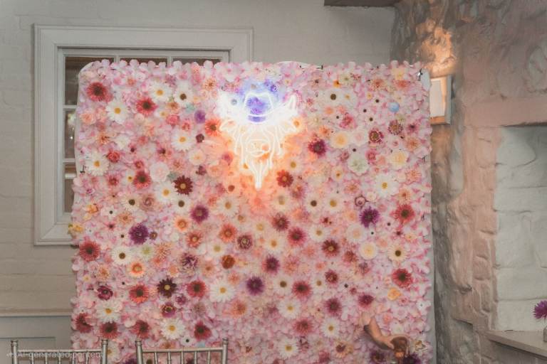 Beautiful Flower Wall Backdrop