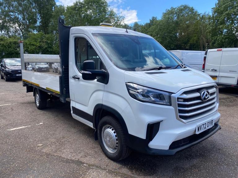 2022 72Reg MAXUS DELIVER 9 2.0 D20 Euro6 LWB 4M Dropside Truck With TailLift